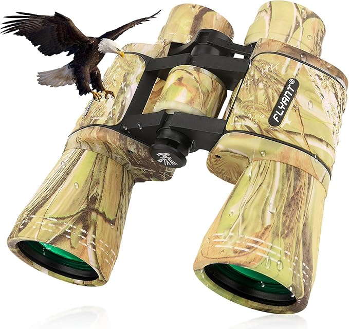 20x50 High Powered Binoculars for Adults, Waterproof Binoculars with Low Light Vision for Bird Watching Hunting Camping Travel Cruise Hiking Sports Stargazing, Birthday Gifts for Men