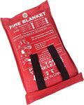 ISOP Fire Blanket 47 * 70 inches – Fire Retardant Blanket – Heavy Duty Emergency Fireproof Blankets – A-Grade Survival – Fire Suppressant Cover Sheet – First Aid Rescue Cover - Emergency Wrap For Home