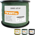 SDHUATUO Paracord Rope 1000FT, 550lb Type III Nylon Parachute Cord 7-Strand Core with Reflective Strips, Utility String for Survival, Camping Gear, Hiking, DIY, Crafting, Outdoor, ArmyGreen