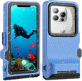 33ft Snorkeling Phone Case, Gen 4 IP68 Waterproof Housing for iPhone 16/15/14/13/12/11 Pro Max Samsung Galaxy S24/S23/S22, Touchscreen Full Protection