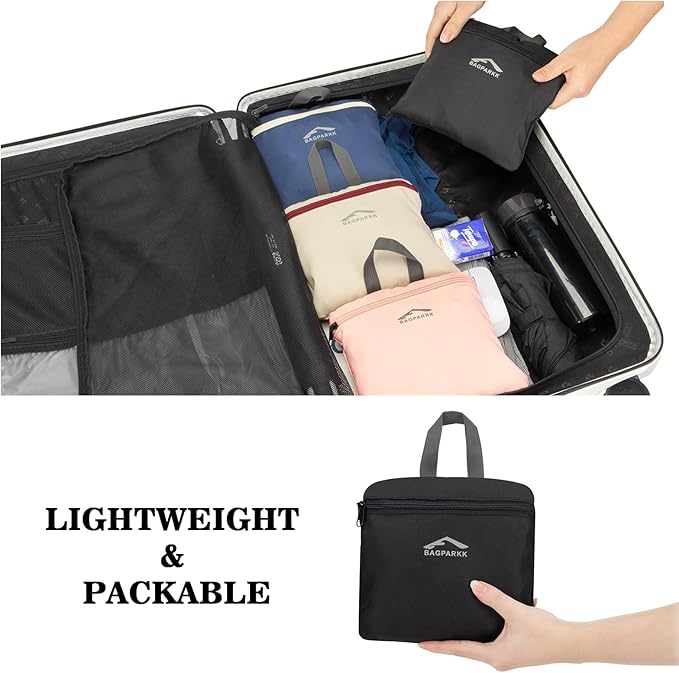 BAGPARKK Hiking Backpack,Large 35L Travel Backpacks for Men Women,Water Resistant Ultra Lightweight Foldable Packable Camping Daypack for Outdoor Sports