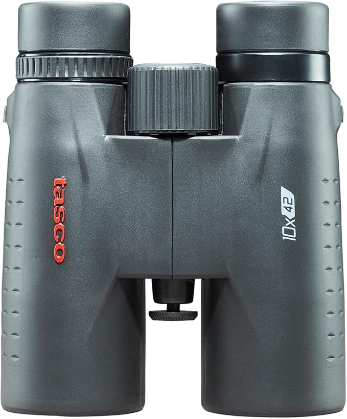 Tasco ES10X42 Essentials Binoculars, 10x42mm, Roof Prism Mc, Black (Pack of 5)