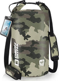 Waterproof Dry Bag, 5L/10L/20L/30L/40L Roll Top Lightweight Storage Backpack with Phone Case for Women & Men, Floating Waterproof Sack for Travel, Swimming, Kayaking, Paddle Board, Camping & Beach