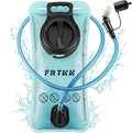 FRTKK 2L/3L Hydration Bladder, Leak Proof Water Bladder for Hydration Pack, BPA Free Wide Opening Ergonomic Shape Water Reservoir for Running Hiking Cycling Camping