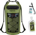 Piscifun Dry Bag, Waterproof Floating Backpack 10L/20L/30L/40L with Waterproof Phone Case for Boating, Kayaking, Fishing