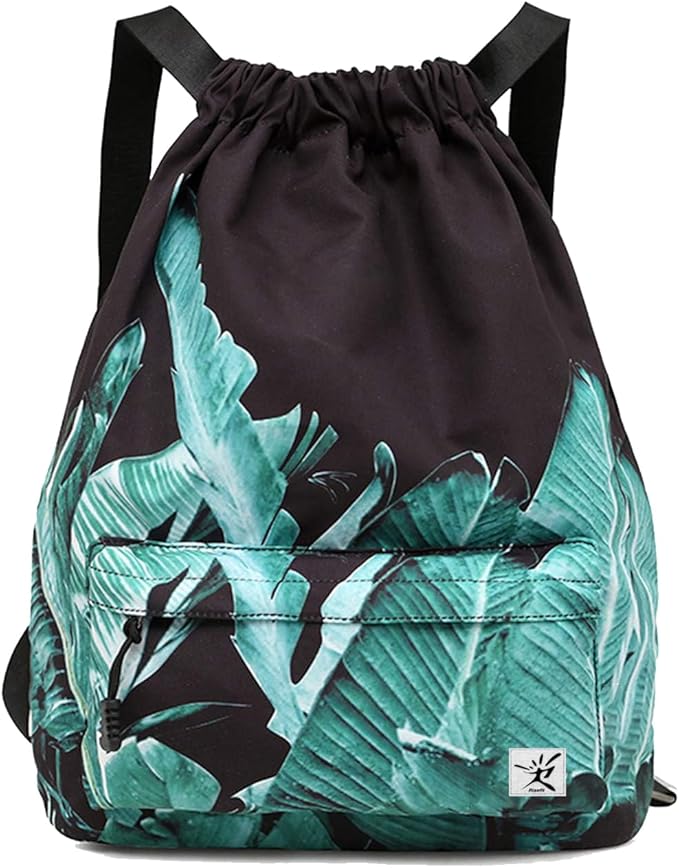Waterproof Drawstring Bag, Gym Bag Sackpack Sports Beach Backpack for Men Women