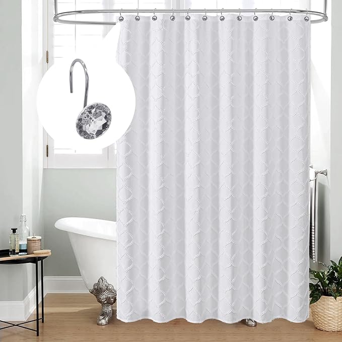 MitoVilla Grey Shower Curtain Hooks Rings, Metal Shower Hooks for Shower Curtain Liner, Rust Proof Shower Rings for Curtain Accessories and Bathroom Shower Rod, 12 Pack Bathroom Set