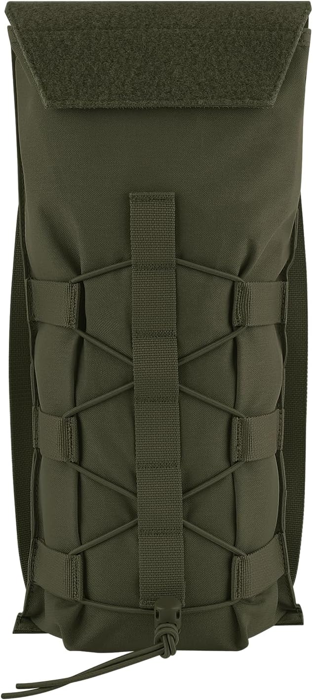 PETAC GEAR 1.5L / 3L Tactical Hydration Pack，Molle Carrier Pouch for 50 oz /100 oz Hydration Bladder Daypack Water Backpack.