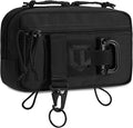 Tactical Admin Pouch Laser Cut MOLLE EDC Tool Organizer with Carabiner and Keychain Modular Dangler Utility Sack
