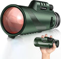 Birthday Gifts for Men Dad Him Husband Teen, 10x42 Compact Monocular Telescope, High Powered FMC & BAK4 Scope, Gift for Fathers Day, Outdoors Hiking Gear for Adventure