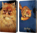 Head Case Designs Officially Licensed Harry Potter Crookshanks Prisoner of Azkaban II Leather Wallet Case Compatible with Amazon Kindle Paperwhite 6