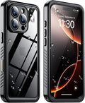 2025 New Designed for iPhone 16 Pro Max Case Waterproof, [Built-in Screen Protector & Glass Camera Protector][Full Body Shockproof][IP68 Underwater][Dropproof] Phone Case for iPhone 16 Pro Max 6.9"