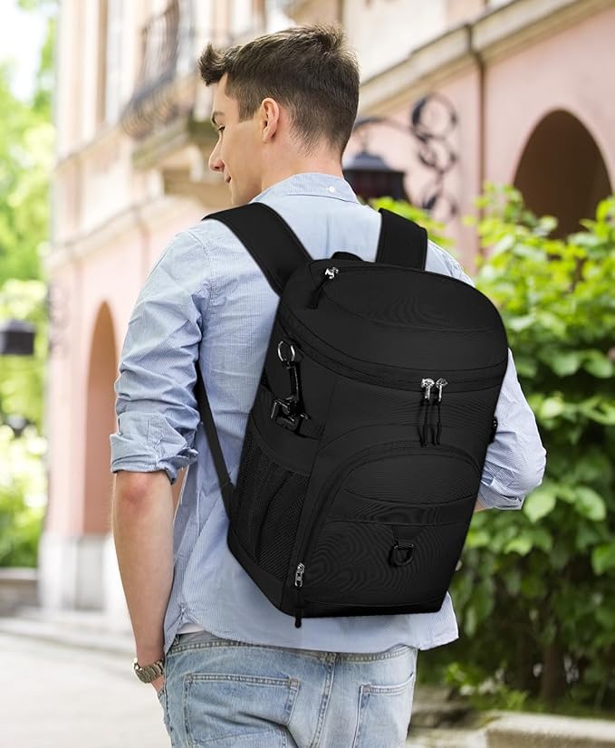 Cooler Backpack, 22L Waterproof Soft Backpack Coolers Leak Proof Beach Backpack Insulated Picnic Lunch Bag for Fishing Camping,Beach,Hiking,Travel