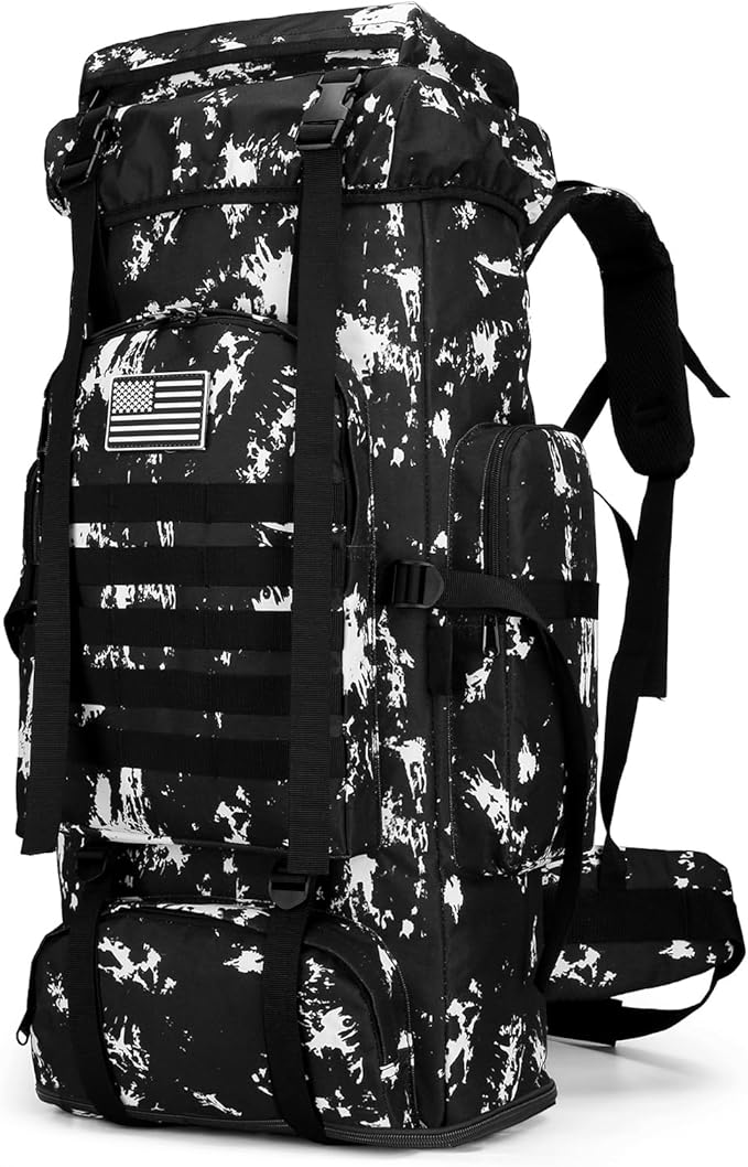Hiking Backpack for Men 70L/100L Camping Backpack Military Rucksack Molle 3 Days Assault Pack for Climbing | Camping Backpack, 3 Days Assault Pack, for Climbing