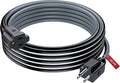 Maximm 25 Ft Black, White and Gray Extension Cord, Heavy Duty 3-Prong Outdoor Power Cable, ETL Listed for Contractors