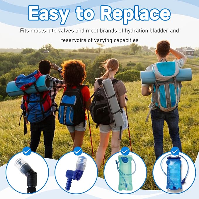 Bite Valve ON-Off Switch Tube Nozzle Replacement for Hydration Bladder