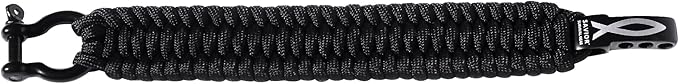 Savior Survival Gear Paracord Bracelet with Stainless Steel Adjustable Shackle