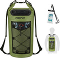 Piscifun Dry Bag, Waterproof Floating Backpack 10L/20L/30L/40L with Waterproof Phone Case for Boating, Kayaking, Fishing