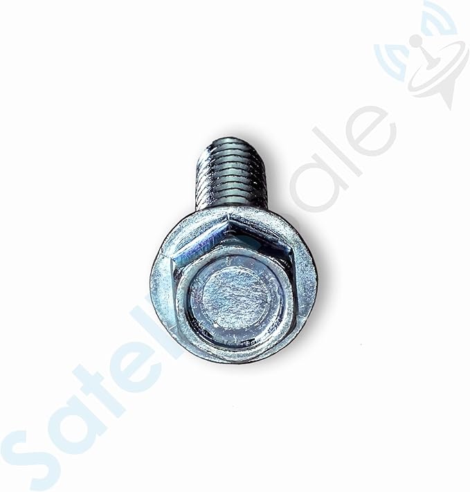 SatelliteSale Universal Roof Patch Kit 10x Zinc Plated Lag Bolts and 5X Mastic Pitch Pads