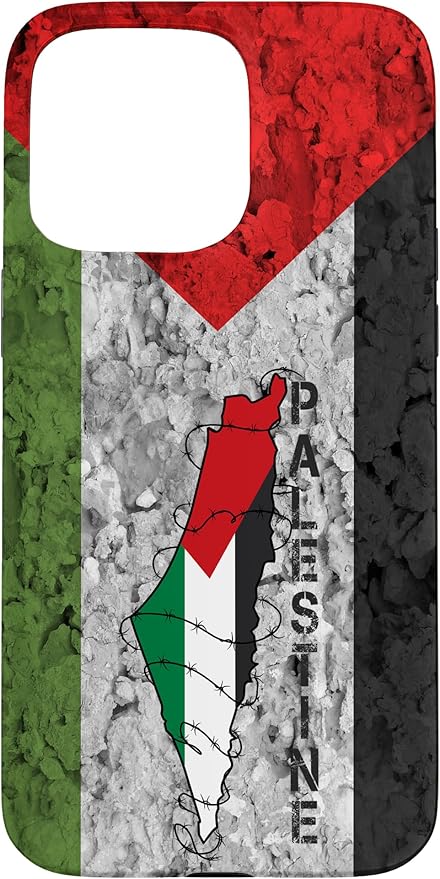 Kufiya PALESTINE Keffiyeh flag, Palestinian Map pattern Case for iPhone 15 Pro Max