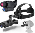 Head-Mounted Night Vision Monocular Digital Infrared Monocular for Camping Hunting
