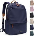 GOLF SUPAGS Women Laptop Backpack Casual Daypack for Work Travel College Backpack Purse Fits 15.6 Inch Notebook (Navy Blue)