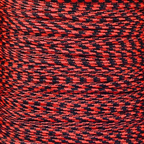 Paracord Planet 95lb Paracord – 1 Strand Type I Parachute Cord for Outdoors and DIY – Black Widow (10 ft)