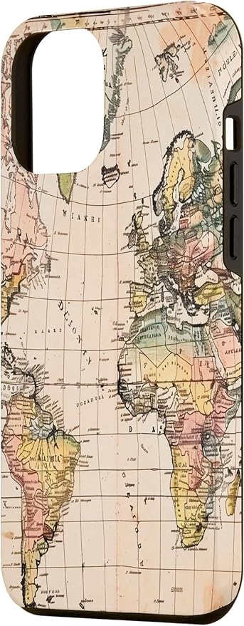 World Map ,Old Map of the World Case for iPhone 12 Pro Max