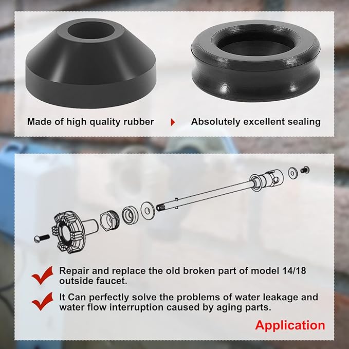 RK-14MH Repair Kit Metal Handle,Outside Faucet,Compatible with Woodford Model 14,Model 18