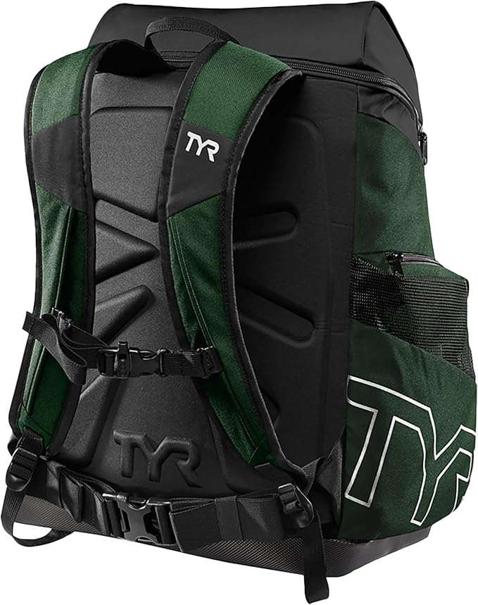 TYR Alliance Backpack - Wet/Dry Athletic Gym and Pool Bag for Men and Women - Separate Wet/Dry Compartments, 45L Capacity, Ergonomic, Water-Resistant - Available in Team Colors