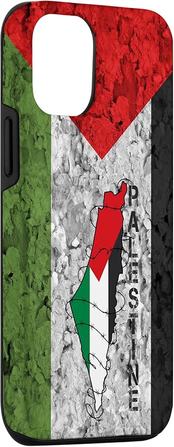 Kufiya PALESTINE Keffiyeh flag, Palestinian Map pattern Case for iPhone 12/12 Pro