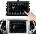 7" Uconnect Touch Screen Display with Bracket for 2017-2020 Jeep Compass Jeep Renegade Touchscreen Digitizer Navigation LCD Monitor Replace TDO-WXGA0700K00033-V2 TDO-WXGA0700K00057-V1