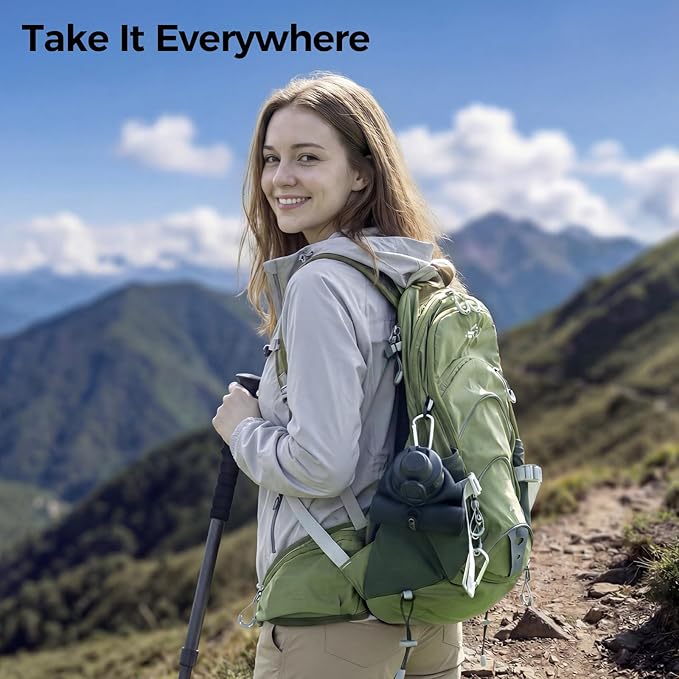 TakeToday Collapsible Water Bottles 32oz, Foldable Travel Bottle, TSA-Approved Leakproof Newly Silicone Water Bottle for Hiking, Travel, Outdoors, Purple