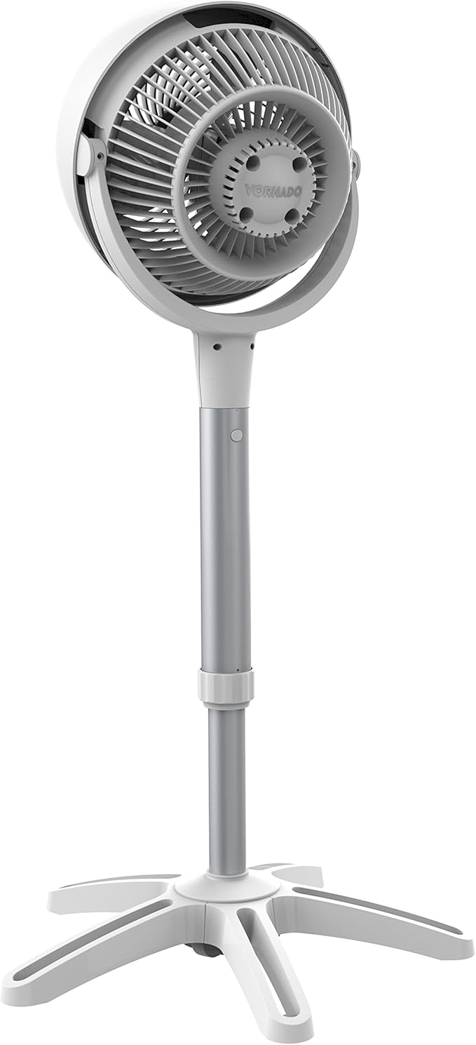 Vornado 683DC Energy Smart Medium Pedestal Air Circulator Fan with Variable Speed Control,White