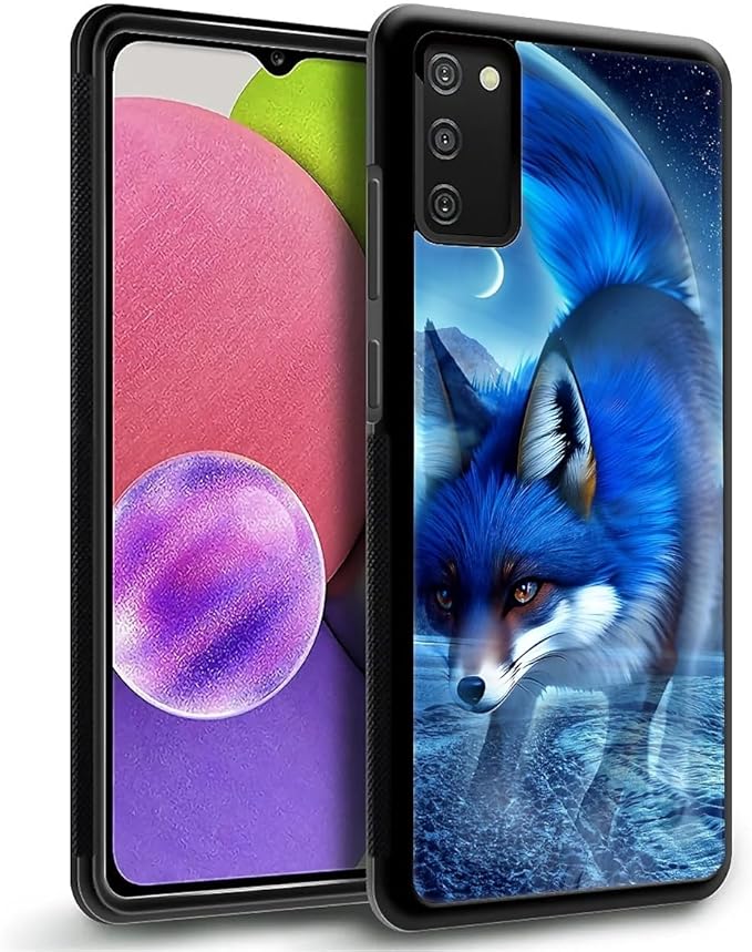 for Samsung Galaxy S20 FE Case, Snowy Mountain Fox Lake Pattern Graphic Design Girl Boy Soft Silicone Hard Acrylic Shock Protection for Samsung Galaxy S20 FE