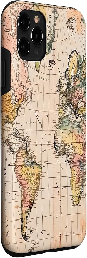 World Map ,Old Map of the World Case for iPhone 11 Pro