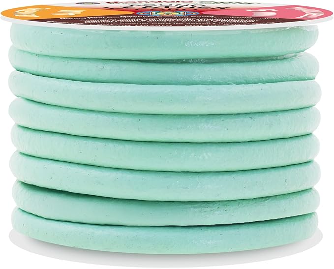 Mandala Crafts Round Genuine Mint Leather Cord for Jewelry Making – 5mm Cowhide Leather Rope String Lace for Kumihimo – 4.4 Yards Cowhide Craft Cording Spool