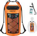 Piscifun Dry Bag, Waterproof Floating Backpack 10L/20L/30L/40L with Waterproof Phone Case for Boating, Kayaking, Fishing