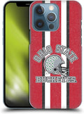 Head Case Designs Officially Licensed Ohio State University Helmet Football Graphics Hard Back Case Compatible with Apple iPhone 13 Pro