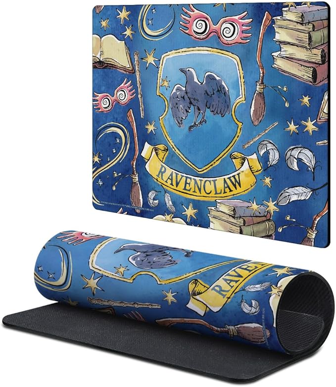 Head Case Designs Officially Licensed Harry Potter Ravenclaw Graphics 9.84 x 11.81 x 0.12 inches (250 x 300 mm) - S Gaming Office Desk PC Keyboard Mouse Mat Pad