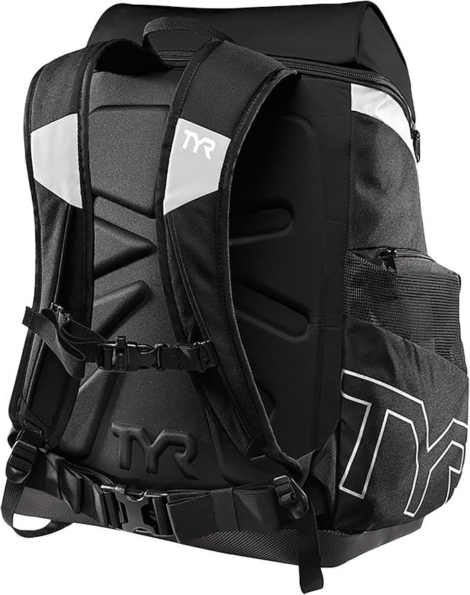 Alliance Backpack TYR Wet/Dry Athletic Gym and Pool Bag for Men and Women - Separate Wet/Dry Compartments, 45L Capacity, Ergonomic, Water-Resistant - Available in Team Colors
