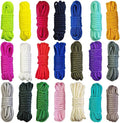 21 Colors Paracord (10FT Each Color), 550lb Parachute Cord Combo Kit for Crafting Bracelets, Lanyards, Dog Collars (21 Colors PureA, 10FT)