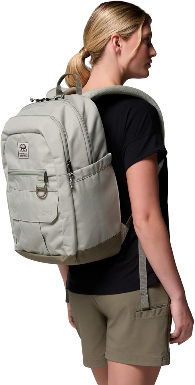Columbia Unisex Buxton 26L Backpack, Safari/Stone Green, One Size