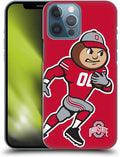 Head Case Designs Officially Licensed Ohio State University Mascot Oversized Football Graphics Hard Back Case Compatible with Apple iPhone 13 Pro Max