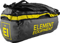 Element Equipment Trailhead Duffel Bag Shoulder Straps Waterproof Black/Yellow Medium