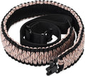 VVAAGG Two-Point Paracord Rifle Sling with Swivels, Non-Slip Gun Sling with Adjustable Length Strap