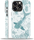 for iPhone 11 Pro Max Case,HH2 Ocean Whale Shark Hybrid 2 Layer Hard Shell Silicone Protective Pattern Design Case
