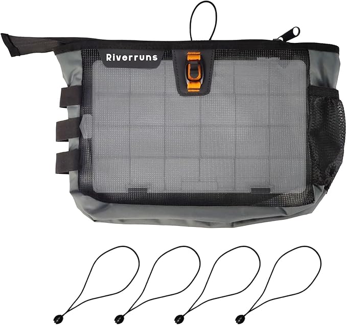 5001 Mesh Storage Kayak Storage Comparments Attaches to Kayak Seat or T-Track