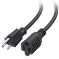 [ETL Listed] Cable Matters 16 AWG Heavy Duty 13A Long Power Extension Cord - 50ft, 3 Prong Power Cord Extension, NEMA 5-15P to NEMA 5-15R, Black