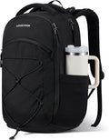 LOVEVOOK Everyday Laptop Backpack for Women & Men With Giant Tumbler Holder,15.6 Inch Classic Travel Work College Teacher Carry on Backpack Purse,Waterproof Computer laptop Bag Hiking Backpack,Black